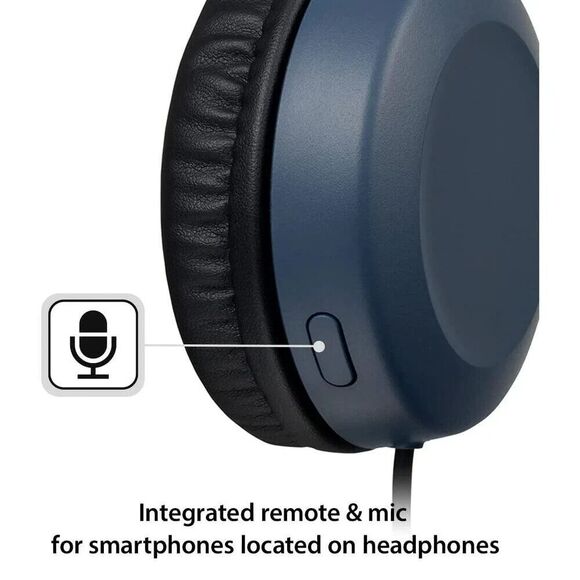 JVC Lightweight On Ear Headphones with Powerful Sound - HAS31M - Picture 3 of 7